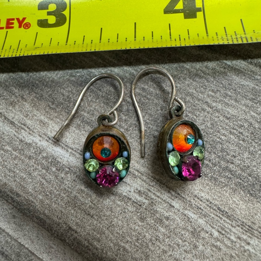 Dainty Multicolor FireflyEarrings